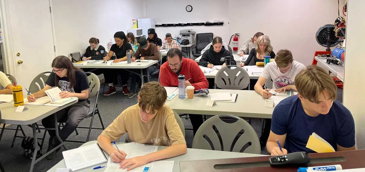 Fort Saskachewan Driving School Classroom