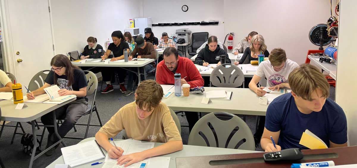Fort Saskachewan Driving School Classroom